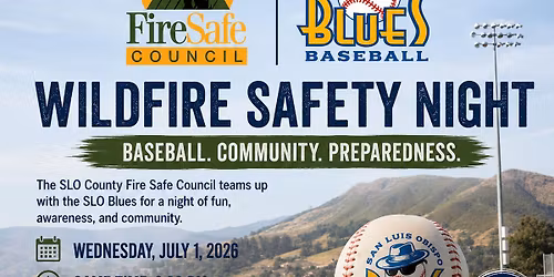 Wildfire Safety Night @ SLO Blues