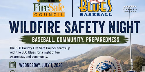 Wildfire Safety Night @ SLO Blues