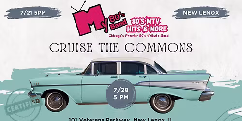 My 80s Band returns to New Lenox Cruise the Commons