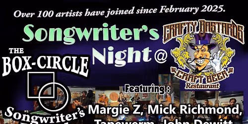 \u25a0\u25cb Songwriter's Round XVII @ Crafty's 