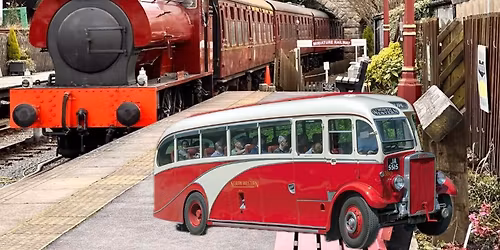 Vintage Bus and Steam Train with Roast Dinner included 