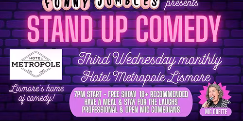 Funny Jumbles Stand Up Comedy and Open Mic