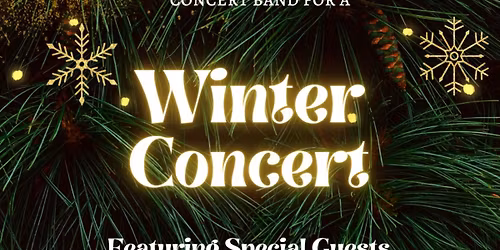 Winter Concert featuring Unit 5 Junior High Honor Band