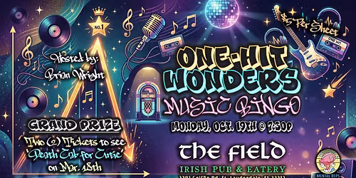 ONE-HIT WONDERS MUSIC BINGO