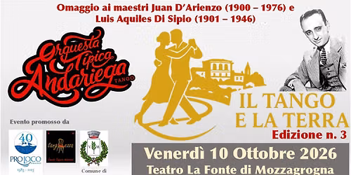 Il Tango e la Terra - edizione n. 3 - 10 ottobre 2026