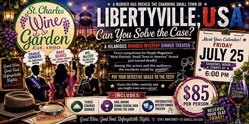 M**der Mystery Dinner Theater at The Wine Garden
