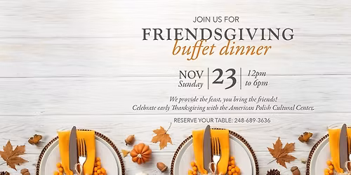 Friendsgiving Buffet