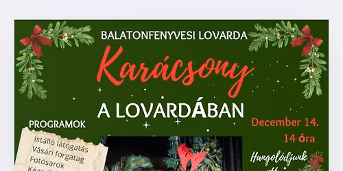 Kar\u00e1csony a lovard\u00e1ban