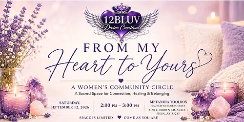 12BLUV From My Heart to Yours A Women\u2019s Community Circle with Sonia Telles