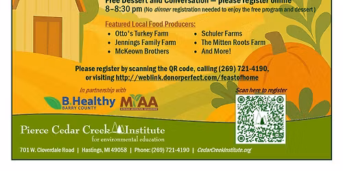 The Feast of Home: Barry County (In partnership with B. Healthy and MiAA)