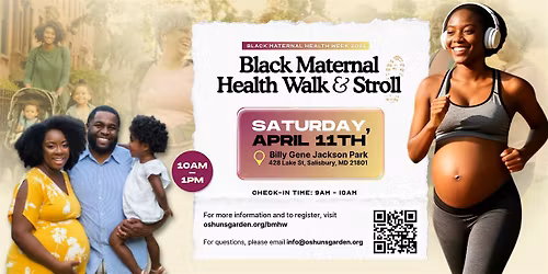 Black Maternal Health Walk & Stroll