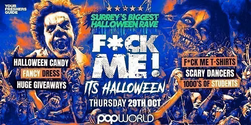 F*CK ME It's Halloween - Surrey Freshers 2026