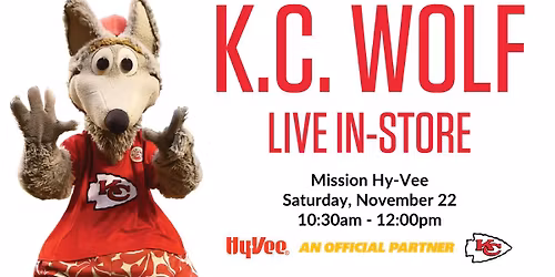 KC Wolf at Hy-Vee