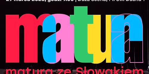Matura ze S\u0142owakiem!