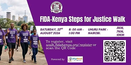 FIDA-Kenya Steps For Justice Walk