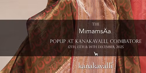 The Mimamsaa Pop Up at Kanakavalli Coimbatore