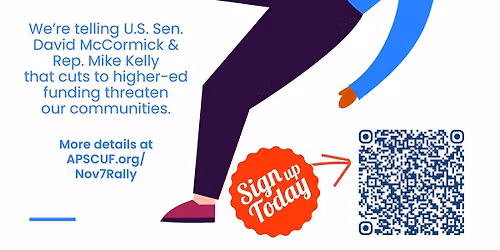 Rally for Higher Education and the Public Good - Erie Rally