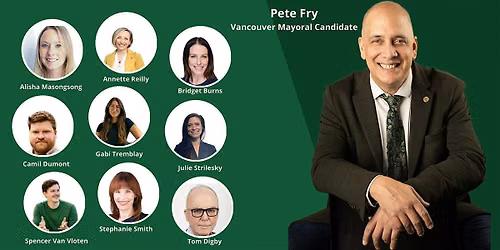 Small Business Meet & Greet: Pete Fry & the Vancouver Greens