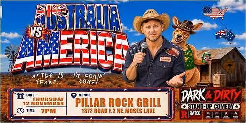 MOSES LAKE, WA @ Pillar Rock Grill \u2666 STAND-UP comedy