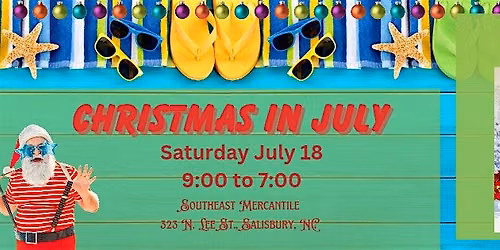 Christmas in July Sale