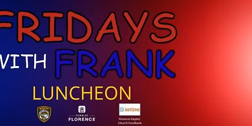 Fridays With Frank (Toy & Canned Food Drive)