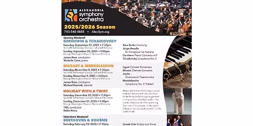 Virginia Symphony: Tchaikovsky's Piano Concerto