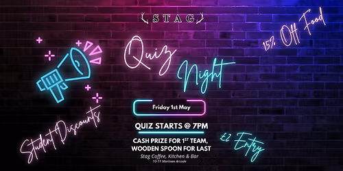 Stag's Big Quiz #5