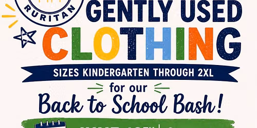 Troutman Ruritan Club Clothing Drive for Back to School Bash