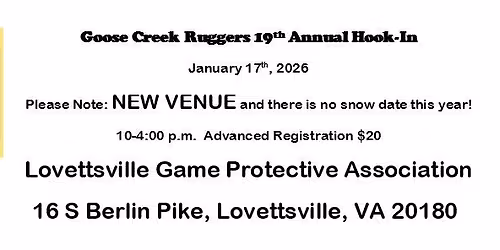 Goose Creek Ruggers 19th Annual Hook-In