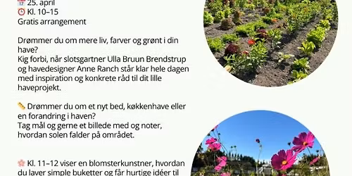 Kom og f\u00e5 tips til dit haveprojekt \ud83c\udf38