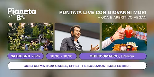 PUNTATA LIVE CON GIOVANNI MORI ED APERITIVO DA FICO MA ECO - BS