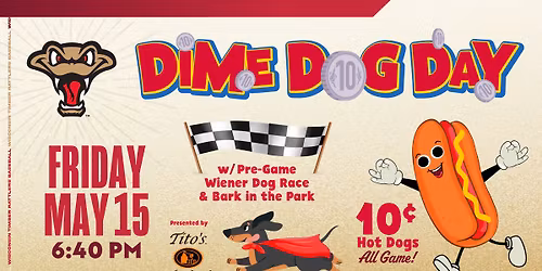 Dime Dog Day and Pre-Game Wiener Dog Race
