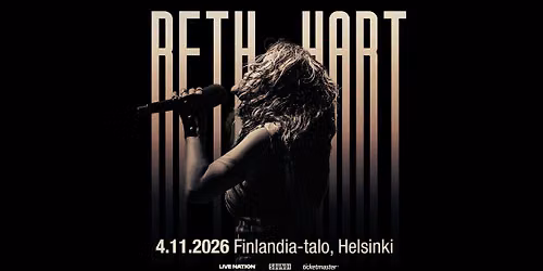 Beth Hart (US), Finlandia-talo 4.11.2026