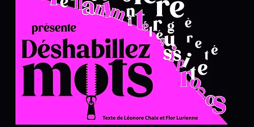 \u00ab D\u00e9shabillez-mots \u00bb \u2013 Th\u00e9\u00e2tre des QuiProPos 