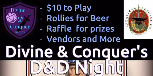 D&D Night Presented by Divine And Conquer