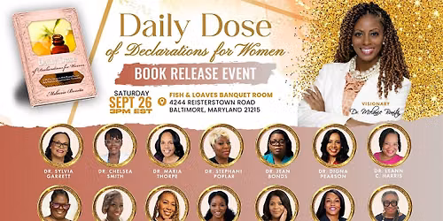 Daily Dose of Declarations for Women Book Release  Event