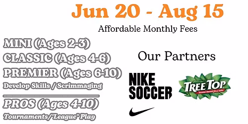 Poinsettia Park Soccer Shots Summer Season (Ages 2-8)