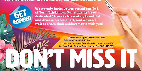 FREE Autumn 2025 Student Art Exhibition
