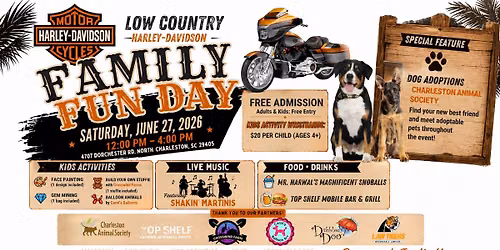 FAMILY FUN DAY @ Low Country Harley-Davidson