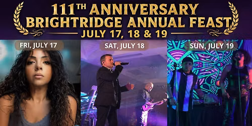 Brightridge 111th Annual Feast