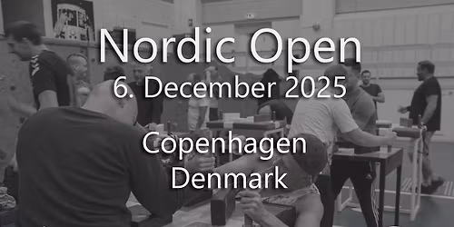 Armwrestling - Nordic Open 2025