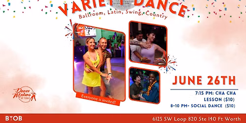 Variety Dance Party - June 26th (Cha Cha)