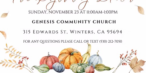 Free Community Thanksgiving Meal