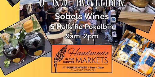 Handmade in the Hunter Markets- Two-day event\ud83c\udf3c\ud83c\udf3b\u2600\ufe0f