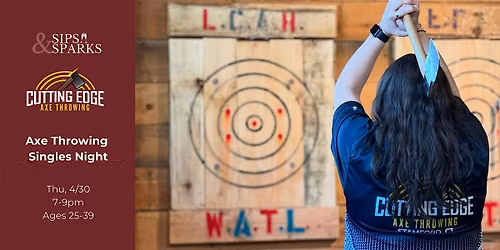 Axe Throwing Singles Night | Ages 25-39 | Speed Dating in Stamford, CT