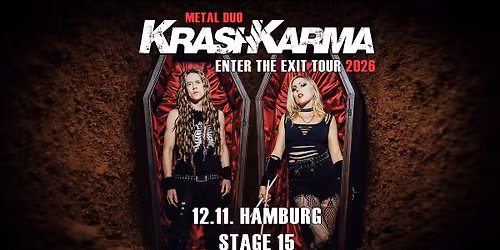 KRASHKARMA - Enter the Exit Tour 2026 in Hamburg- GERMANY