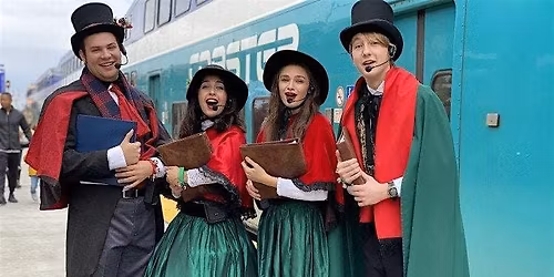 Live Christmas Carolers & Holiday Music at Newport Skates