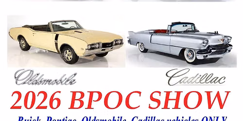 BPOC (Buick, Pontiac, Oldsmobile, and Cadillac only show)