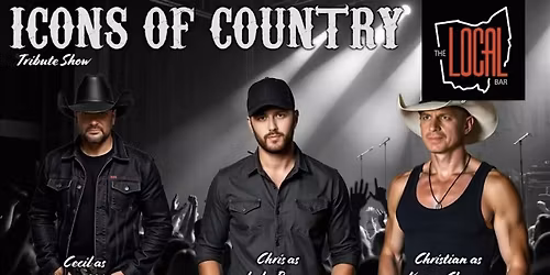 ICONS OF COUNTRY KENNY CHESNEY\/JASON ALDEAN\/LUKE BRYAN RETURN TO THE LOCAL