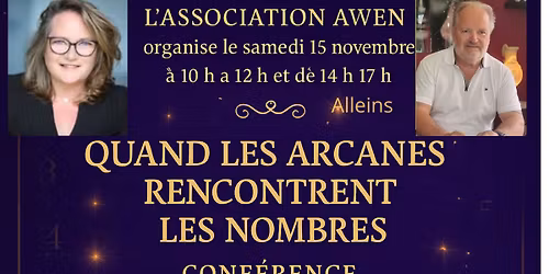 conf\u00e9rence tarologie et num\u00e9rologie